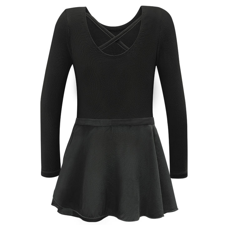 Ballet%20Leotards%20for%20Toddler%20Girls%20with%20Skirt%20Classic%20Long%20Sleeve%20Dance%20Gymnastic%20Ballerina%20Outfit%20Dress%20Stage%20Dance%20Wear%20-%20Image%202