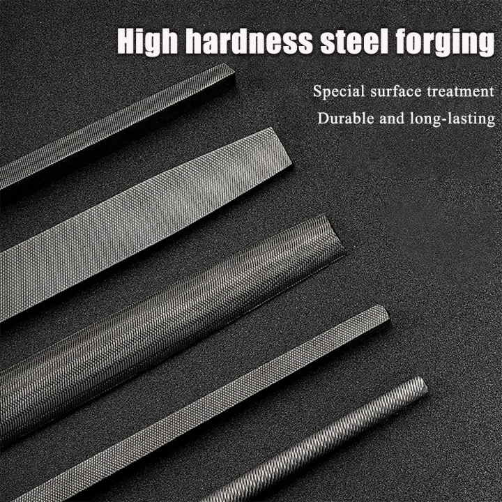 Needle%20File%20Set,Hand%20Metal%20Files,%20Hardened%20Alloy%20Strength%20Steel%20Set%20includes%20Triangular,%20Round,%20and%20Half-Round%20File%20-%20Image%205