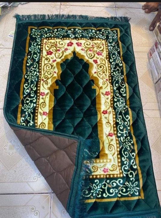 Velvet foam Janamaz mat pray mat