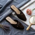LADY PVC HALF CLOSE SHOES. 