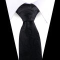 Man Tie Brand New Fashion Paisley Black Necktie Orange Dark Blue Gravata For Men Slim Paisley Floral Fit Wedding Workplace Neck. 