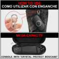 EVA Carrying Storage Bag for  PSP1000/2000/3000 Game Console Portable Travel Protective Case for PSP Series Accessories. 