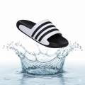 Men's Striped Sports Slides | Lightweight Anti-Slip Design. 