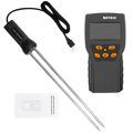Digital Grain Moisture Meter Highly Sensitive Probe Humidity Tester LCD Display Wheat Corn Rice Hygrometer Temperature Detector. 