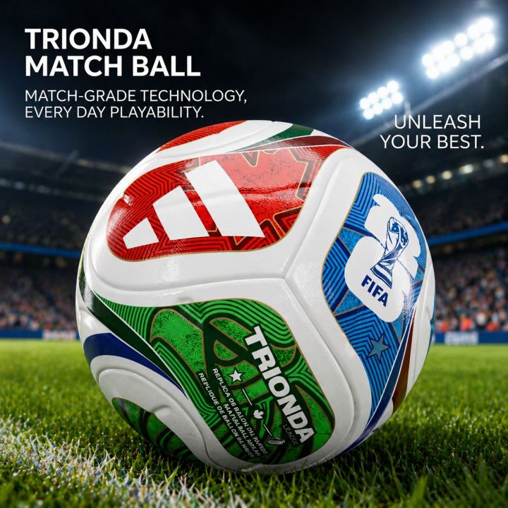 Trionda world cup football Ball Size 5 – Professional Quality Football | Durable Training & Match Ball