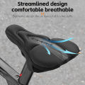 WEST BIKING Bike Saddle Cover Shockproof Soft High Elastic Breathable Bicycle Cushion Cover With Rain Cover Bicycle Accessories.