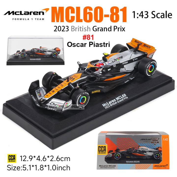 CCA%20MSZ%201:43%20McLaren%20F1%20Team%202023%20MCL60%204#%20Lando%20Norris%2081#%20Oscar%20Piastri%20alloy%20car%20model%20toy%20series%20collection%20%20-%20Image%207