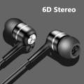 Heavy bass 3.5mm in-ear headphone With mic earphone HiFi earphone for sports earphone. 