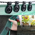 50/100Pcs Shade Cloth Clips Shade Fabric Clamps Grommets For Net Mesh Cover Sunblock Fabric In Garden Backyard Greenhouse Fixer. 