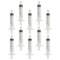 Premium Material 10pcs 5ml No Needle Syringe Perfume Dispenser with Clear Scale Tight Seal Travel Jeringas De Plastic for Hassle. 