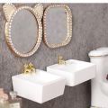1/12 Dollhouse Bathroom Wash Basins Sinks Model Dollhouse Bathroom Furniture Decoration Dolls House Home Accessories.