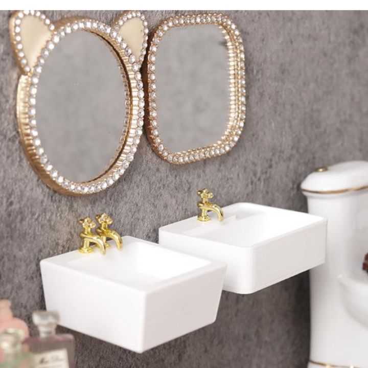 1/12%20Dollhouse%20Bathroom%20Wash%20Basins%20Sinks%20Model%20Dollhouse%20Bathroom%20Furniture%20Decoration%20Dolls%20House%20Home%20Accessories%20-%20Image%202