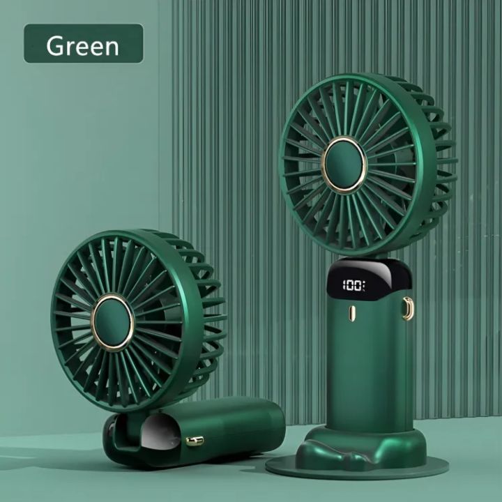 X5 Mini Fan Portable Fan Rechargeable Fan LDC USB Fan Hand Fan Mini Electric Fan For Student