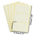 1 to 100 Sheets Double-Sided Crystal Nail Adhesive Strips Transparent PET Tape for False Nail Practice Display & Training Stands.