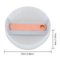For Stanley 40oz Reusable Straw Cap 40Oz Tumbler Flip Straw Lid Replacement Spill Proof Reusable Splash Resistant Tumbler Cover. 