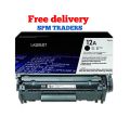 12A Black laserjet toner cartridge - Original toner. 
