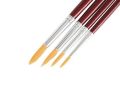 M&G. Painting Brushes round tip #1-12 And Gouache Paint brushes PACK OF 1PC ONLY for professionals all sizes available best quality single piece packing Smooth painting flow best for Artist, children, water colour, Acrylic, Schools. 
