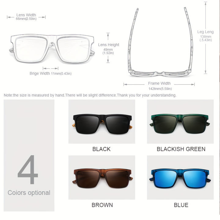 New%20Square%20Casual%20Sunglasses%20Wood%20Grain%20Spring%20Hinges%20UV400%20Protection%20Unisex%20Outdoor%20Daily%20Eyewear%20-%20Image%203