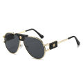 Classic Aviation Sunglasses Women Brand Designer Cattle Head Decoration Brand Designer Pilot Sun Glasses UV400. 