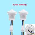 Infrared Movement Detector Adjustable Smart Time Delay PIR Motion Sensor Switch For LED Light Bulb Downlight Fan Lamp AC85-265V. 