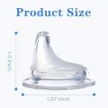 4 Packs Food Grade Silicone Learner Cup Spout Soft Texture BPA-Free Sippy Cups Spout for NUK Learner Cup & Active Cup. 