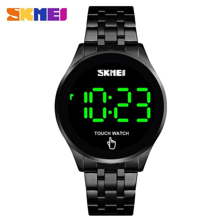 Digital Watch Fashion Touch Screen Steel Wristwatch