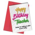 happy birthday teacher. Birthday wishing Card for teacher. 