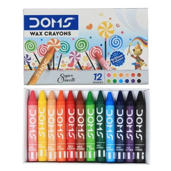 Doms%20Wax%20Crayons%20Pack%20of%2024%20shades%20Vibrant%20Colour%20Non%20toxic,%20Safe%20for%20Children%20-%20Image%205