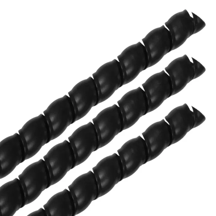 Winding Protector 2M Long 8/10/12mm Cable Protection Sleeving Spiral Wound Flexible Wire ...