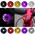 Bike Headset Cap Aluminum 7075 Head-cap Headset Acessories Extra Light CNC Machined Top and Titanium Bolt Stem Cap Bicycle Part. 