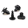 10/20/50pcs 8mm Diameter 8mm Black Vehicle Car Bumper Door Panel Fender Liner Clips Retainer Plastic Auto Fasteners Rivets Clips. 