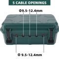 Waterproof Electrical Junction Box Cable Connector Socket Protection Cover for Indoor Outdoor Use.