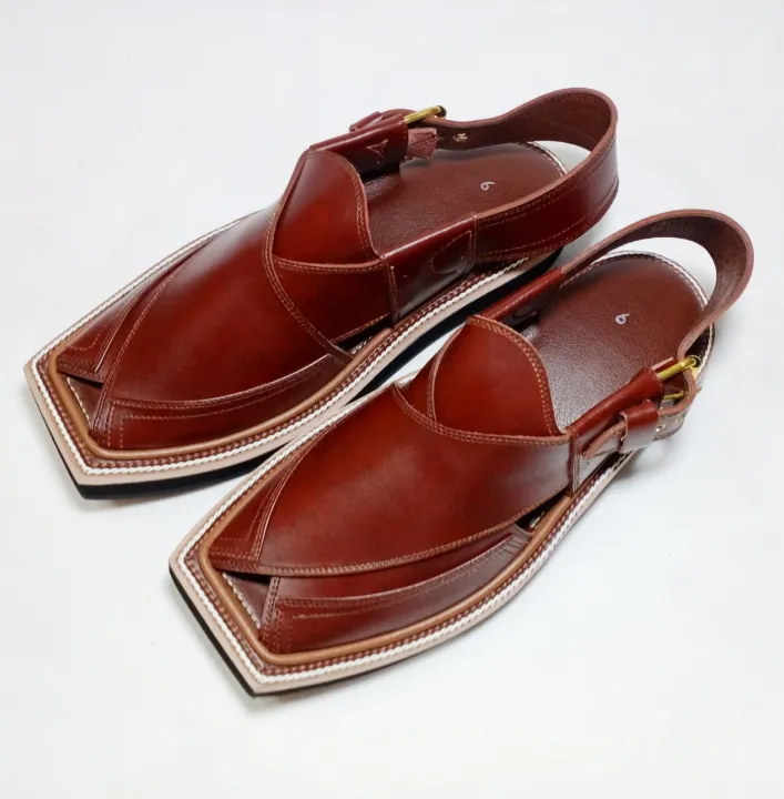 Peshawari%20kaptaan%20chappal%20for%20men.Red%20color%20100%25%20handmade%20with%20pure%20leather.peshawari%20Chappal.%20-%20Image%202