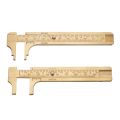 Brass Sliding Gauge Vernier Caliper Ruler Measuring Tool Double Scales mm/inch Double Scale Vernier Caliper Vernier Caliper. 