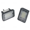 2PCS Durable White Canbus Rear License Plate Tag Lights LED for Mercedes Benz GLK X204 2007-2013 License Plate Lamp A2048200156. 