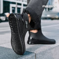 Ankle Rain Boots For Men Integrated forming Simple Waterproof Rain Shoes Toughness Anti-slip Fishing On Work Camping Waterproof. 