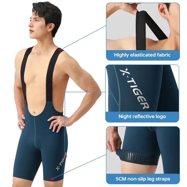 X-TIGER%20Cycling%20Bib%20Pants%20120%20High%20Density%20Cushion%20Men's%20Cycling%20Shorts%20Road%20Bike%20MTB%20Cycling%20Pants%20Sports%20Fitness%20Casual%20Pants%20-%20Image%204