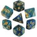 Dice Set Board Games Roll Dice Galaxy Theme Polyhedral Dice Set Amazing Colourful Universe Effect For DND Accessories. 