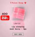 LANEIGE Lip Sleeping Mask Berry 3g - Authentic Cute Lip Balm. 