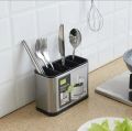 Multi-purpose Kitchen Stainless Steel Spoon Fork Knife Holder Stainless Steel Cutlery Organizer Utensil Holder chopstick holder. 
