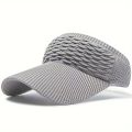 1pc Women Anti-UV Sun Hats Breathable Adjustable Empty Top Visor Caps for Tennis Golf Running Travel Beach Sport Outdoor Hat. 