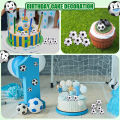 10Pcs Squeeze Soccer Ball Toys Kids Sports Theme Birthday Party Favors  Football  Cake Decor Goodie Bag Pinata Filler. 