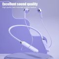 Neckband wireless connection compatible 5.2 LED headphones High sound quality stereo power display Magnetic Bluetooth earphones. 