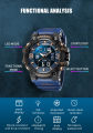 SMAEL 8049 Watch Sport LED Light Alarm Clock Dual Time Display WaterproofWeek Auto Date Wristwatches Quartz. 