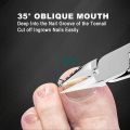 [Practical Nail Clippers]4pcs Thick Nail and Toe Nail Clippers for the Elderly - Extra Large Wide Mouth Opening Nail Clipper Set. 