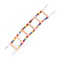 Bird Parrot Toy Swing Hanging Ladder Parakeet Cockatiel, Pet Bird Budgie Love Bird Toy Ladder - 36cm. 