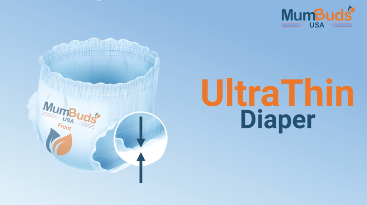 MumBuds USA ZIPLOCK Pant Style Diapers 5XL (12–17 kg) 36 Pcs | Ultra Thin, Soft & Breathable Baby Diapers