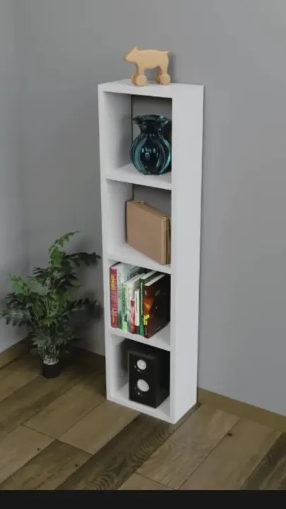 Box Book Rack multipurpose wooden box rack 4 layer book for home decoration Wooden ...