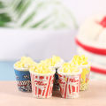 4PCS Miniature Dollhouse Popcorn Pretend Play Doll House Simulation Food. 