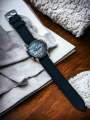 OBLVLO Luxury Retro Casual Men Skeleton Automatic Watches Mechanical Calfskin Strap Mineral Crystal Glass Waterproof Dial 45 VM. 